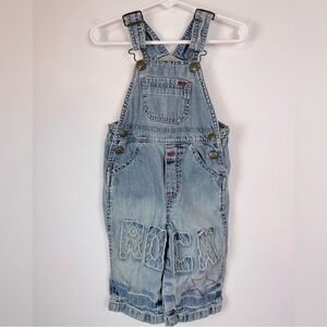 BABY GAP Denim RARE Baby Boy ROCK Overalls | Size 12-18 Months